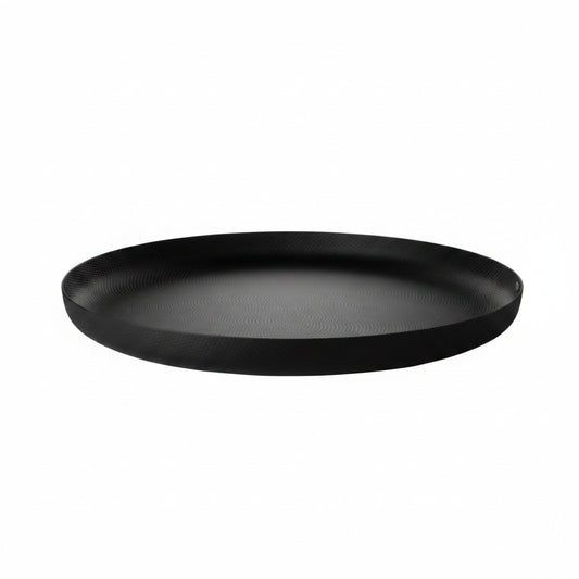 Alessi JM14/35 BT Tablett rund schwarz