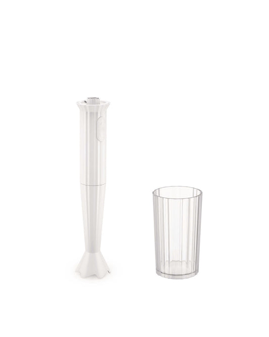 Alessi Plissé Stabmixer, Farbe Weiß
