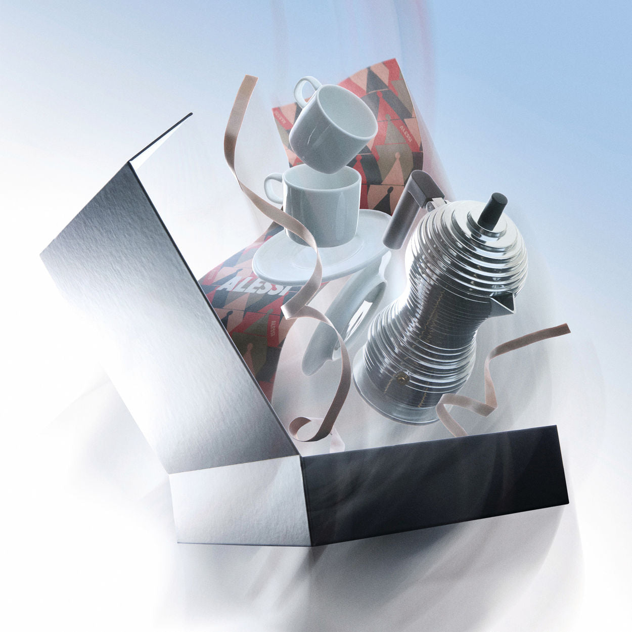 Alessi & Coffee Geschenk Set; Pulcina, Kaffeetassen