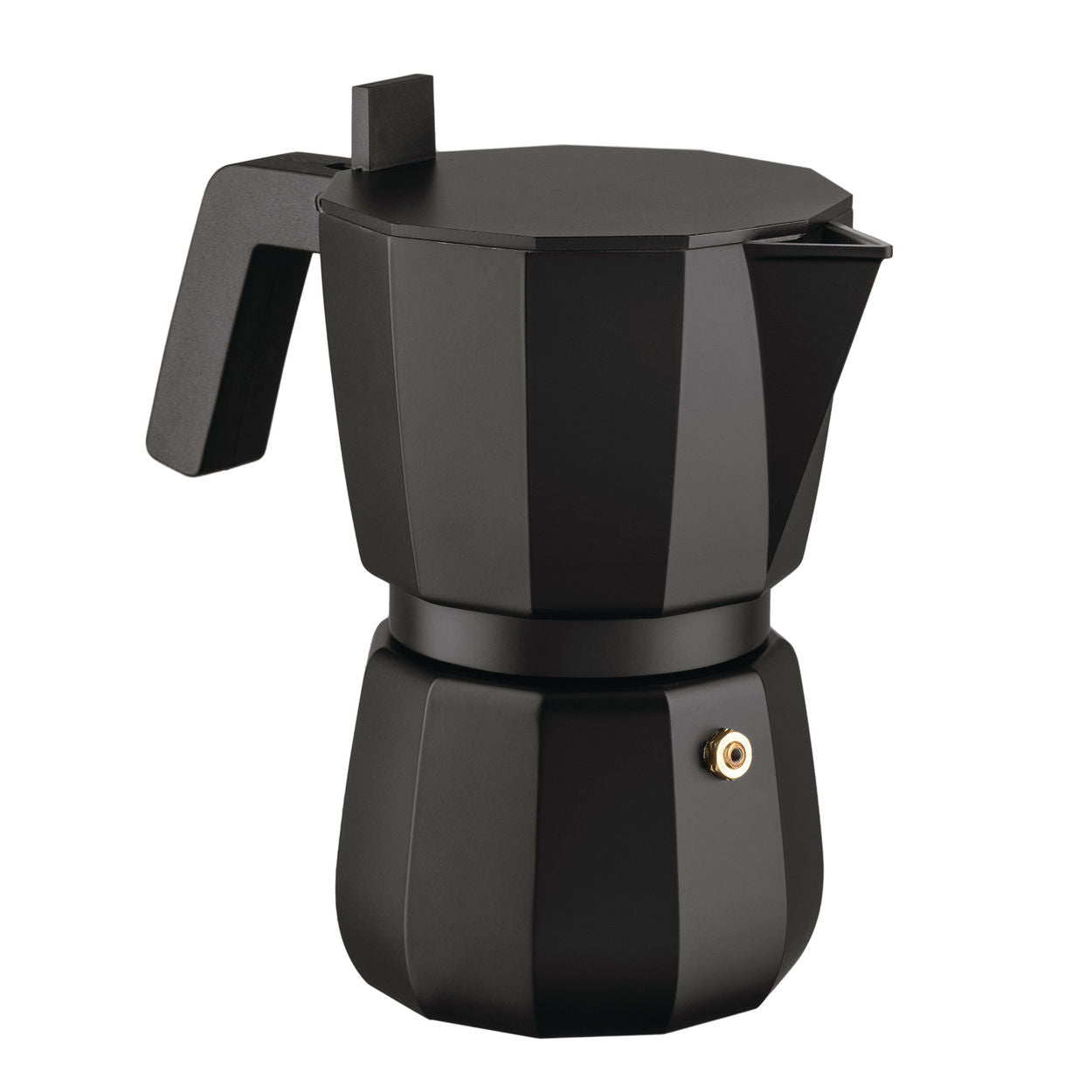 Alessi schwarze Espressokocher Moka