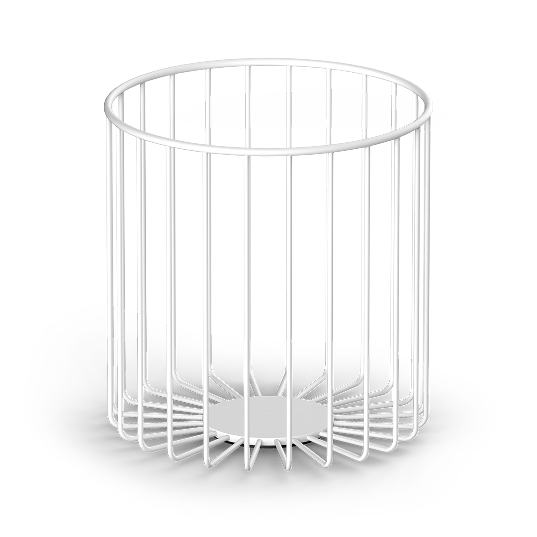 Decor Walther Abwurfkorb DW220 Weiß matt