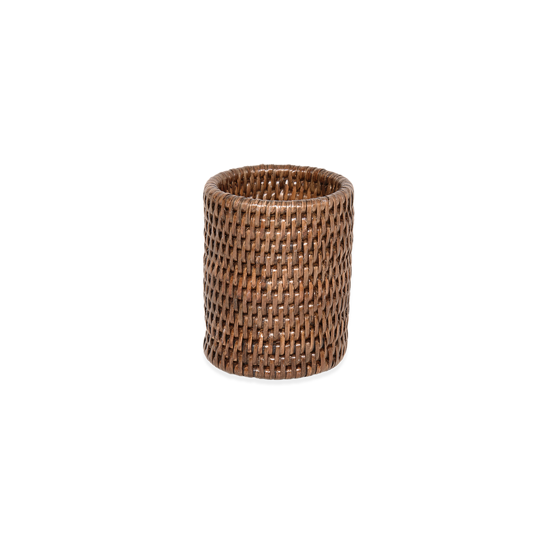 Decor Walther BASKET BER Becher rund, Rattan dunkel