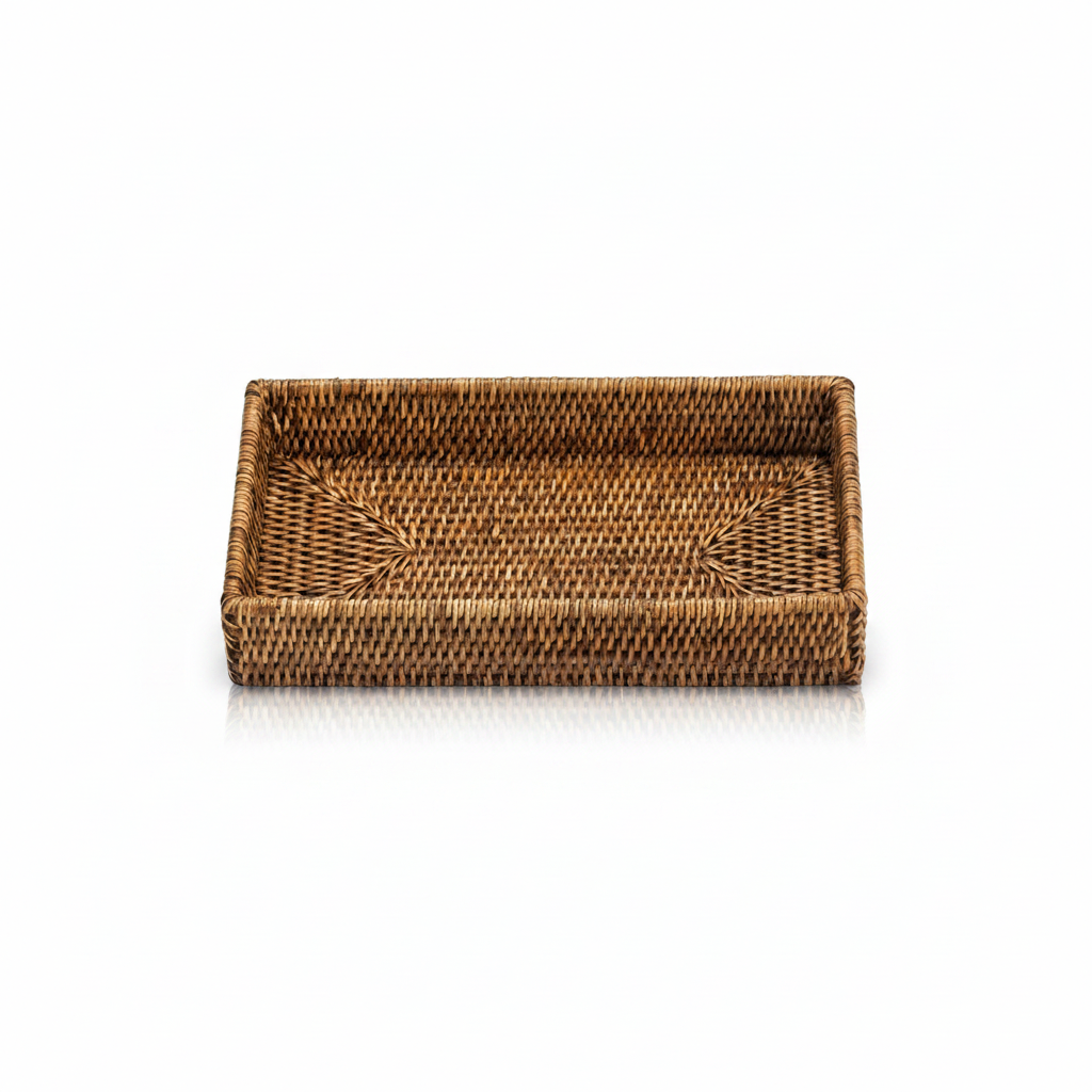 Decor Walther Basket Tablett aus Rattan