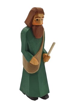 Lotte Sievers-Hahn Krippenfiguren 12cm, Pilger ohne Hut 11,5cm