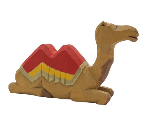 Lotte Sievers-Hahn Krippenfiguren 12cm, Kamel liegend 9,5cm