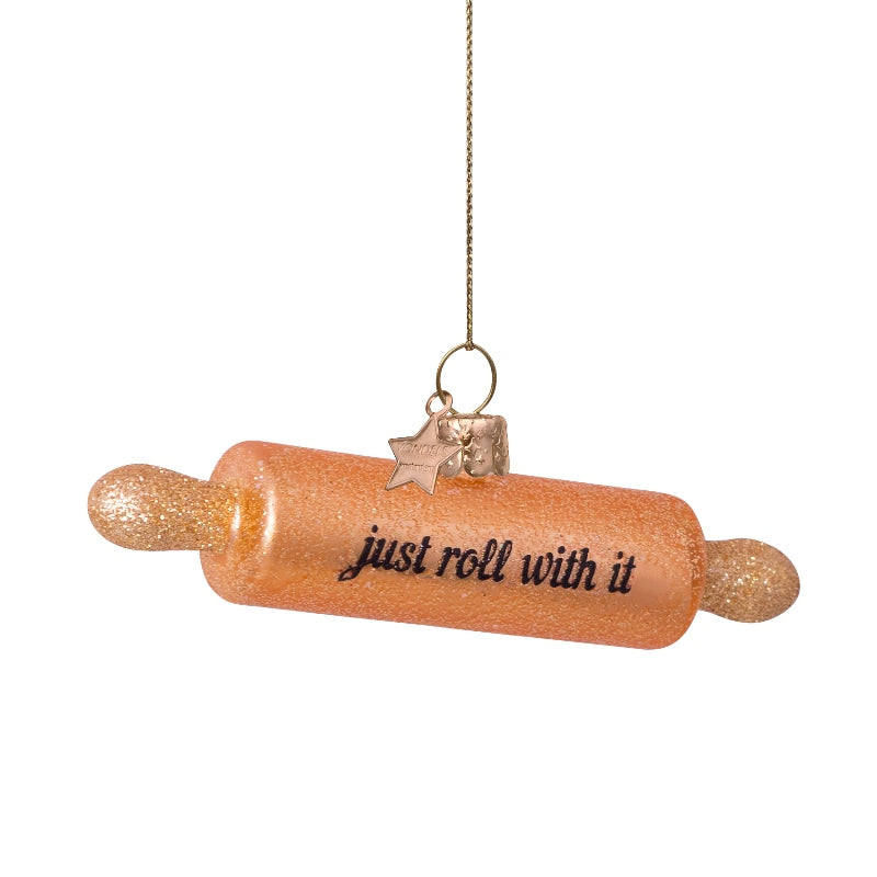 Vondels Glasornament Baking Rolling Pin H3cm