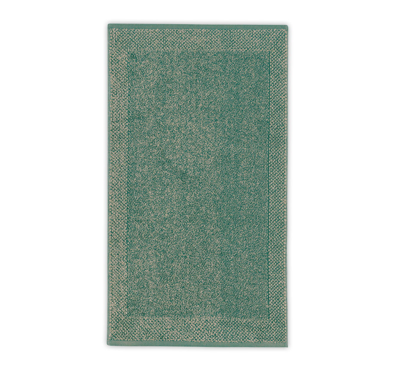 Leitner Leinen Badevorleger 437 "Uni" Col. 61 Emerald