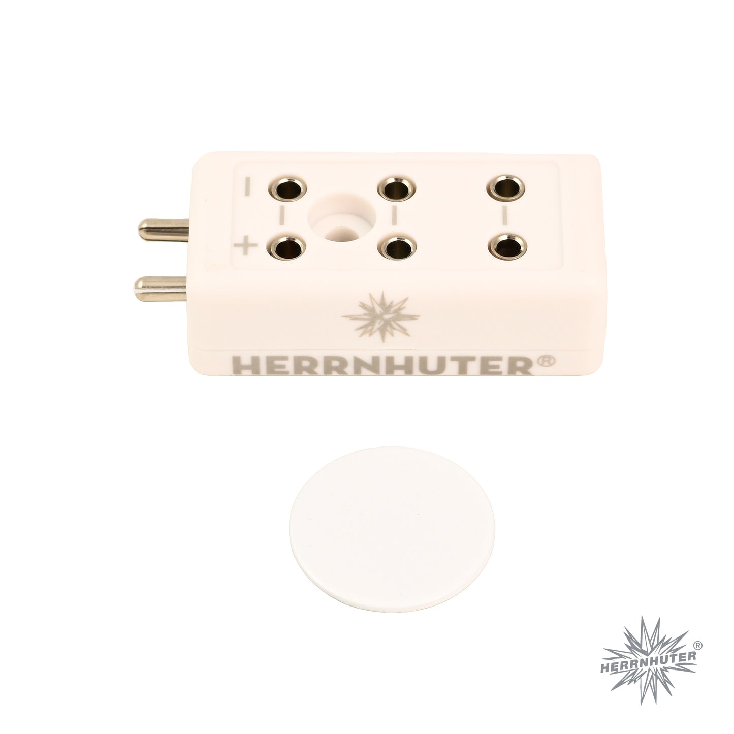 Herrnhuter Sterne, 4-fach Verteiler zum Anschluss der Steckverbinder für Sterne 8cm & 13cm