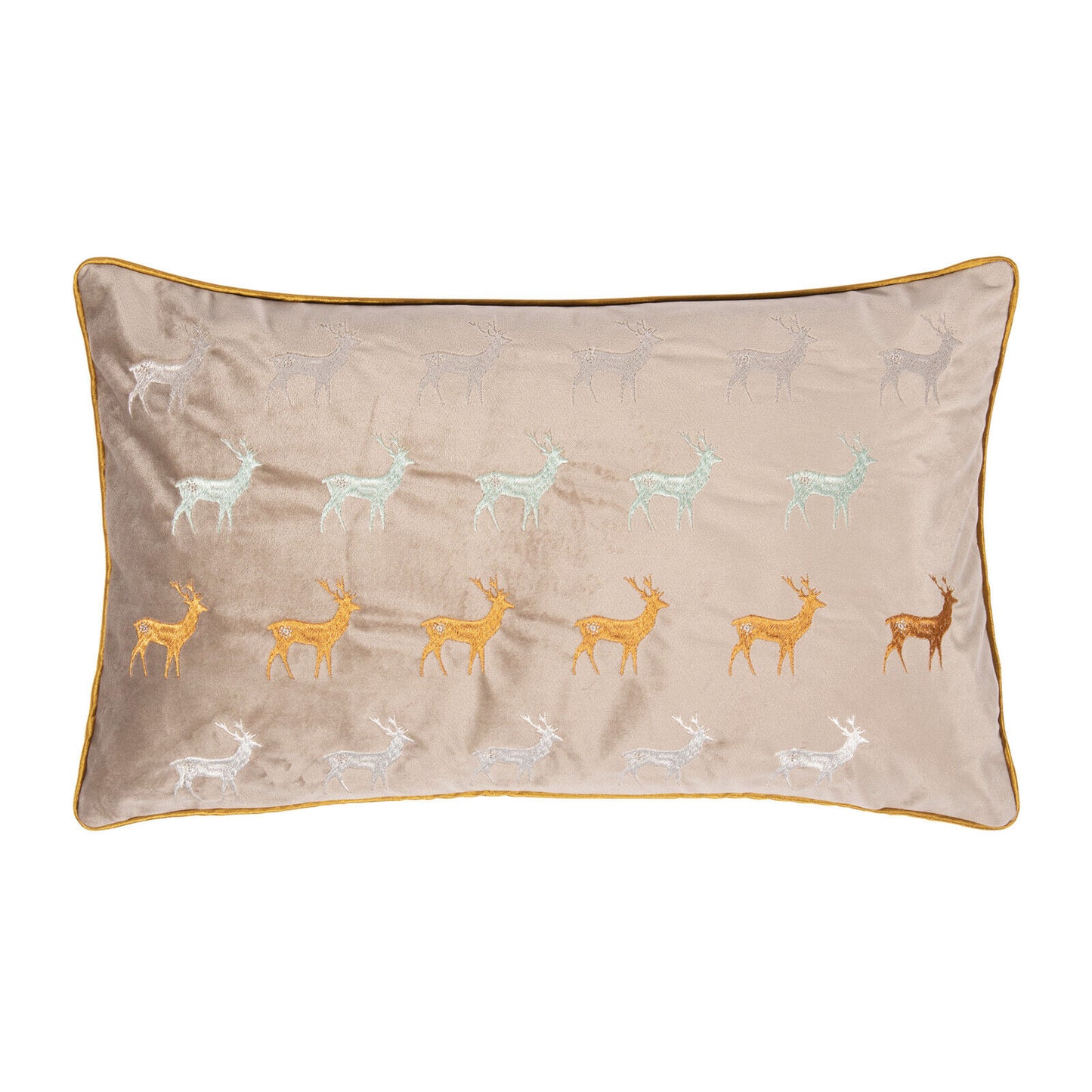 Kissenbezug "Reindeer", 30 x 50 cm, Farbe Taupe von PAD