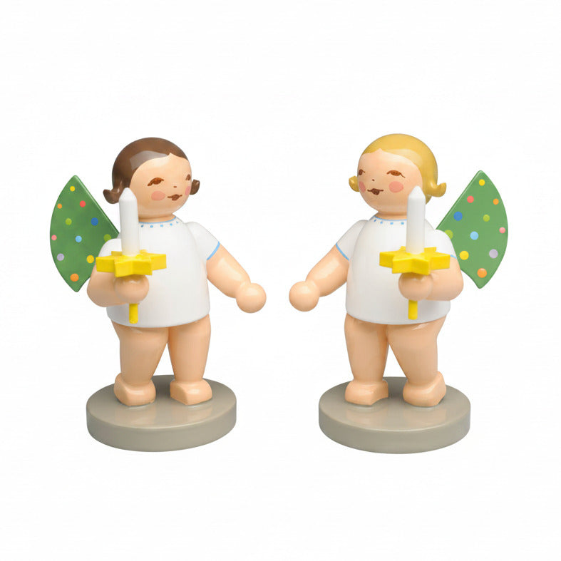 Wendt & Kühn Engel mit farbigen Flügelpunkten Limited Edition 25 Jhare World Children Organisation