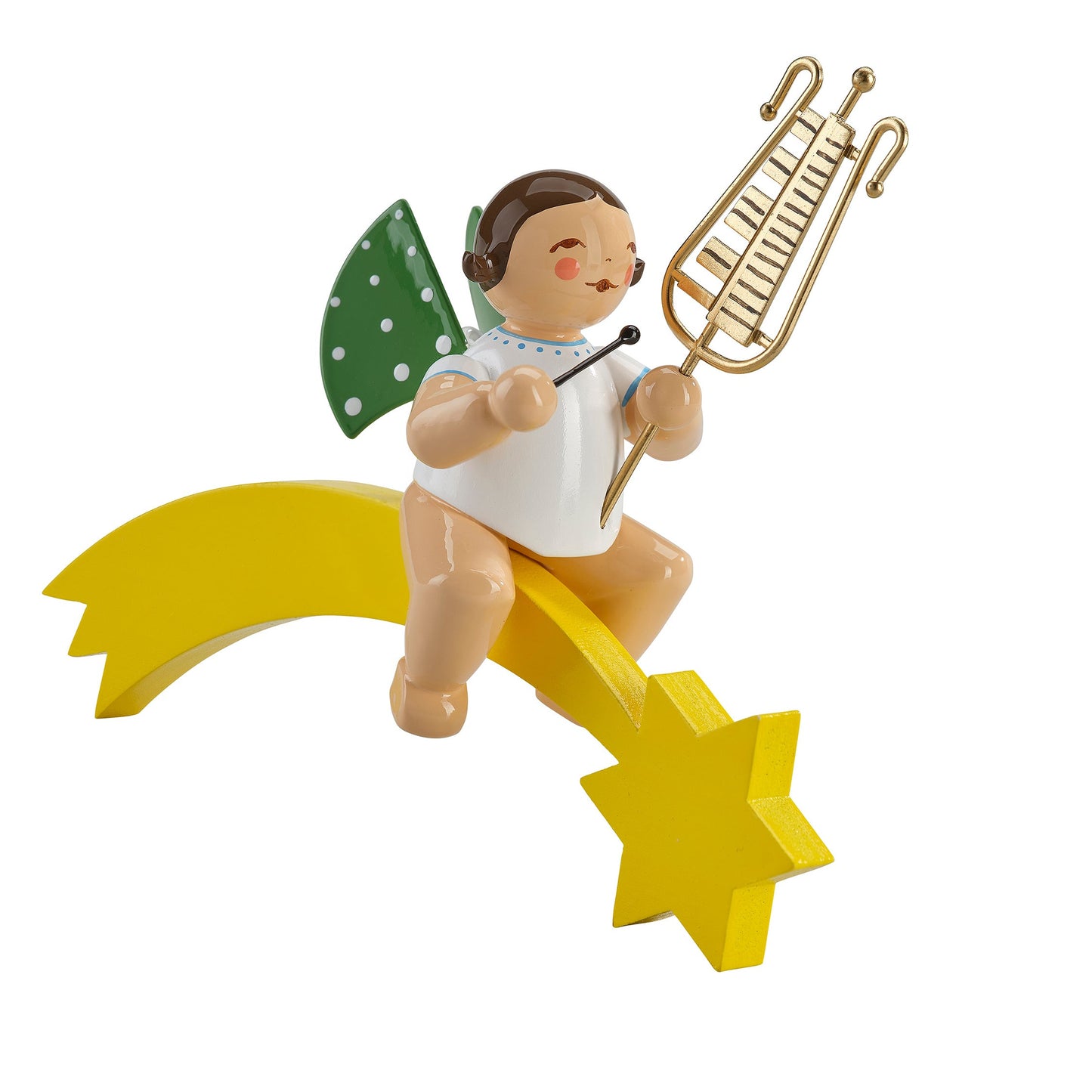 Wendt & Kühn Engel mit Glockenspiel, auf Komet