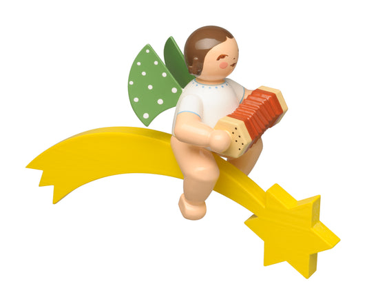 Wendt & Kühn Engel mit Konzertina, auf Komet