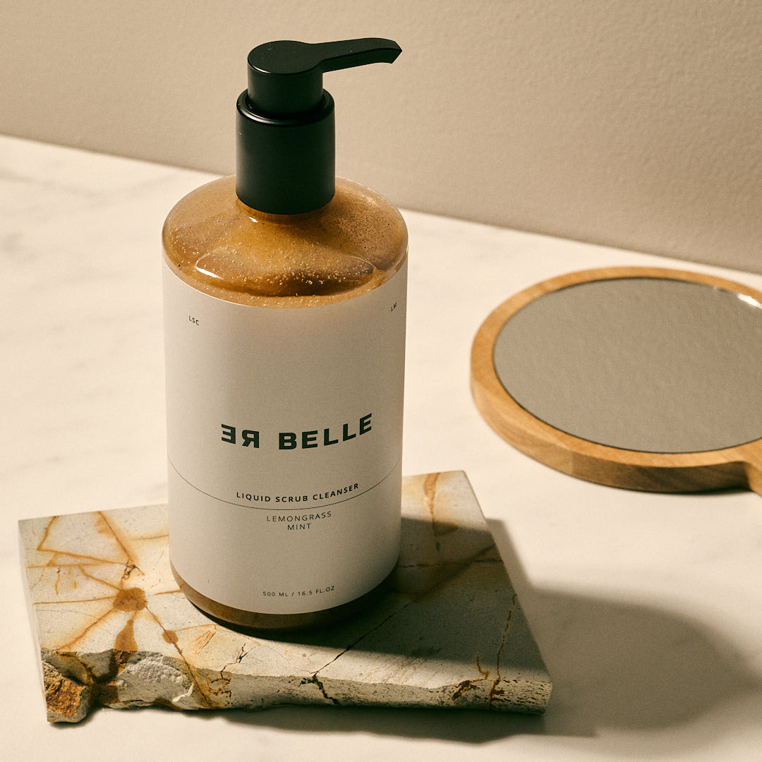 RE BELLE Liquid Scrub Cleanser Lemongrass 500ml