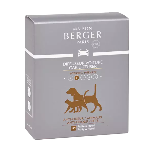 Maison Berger Mein Auto ohne Tiergerüche Refill Autoduft Set 4 Stck