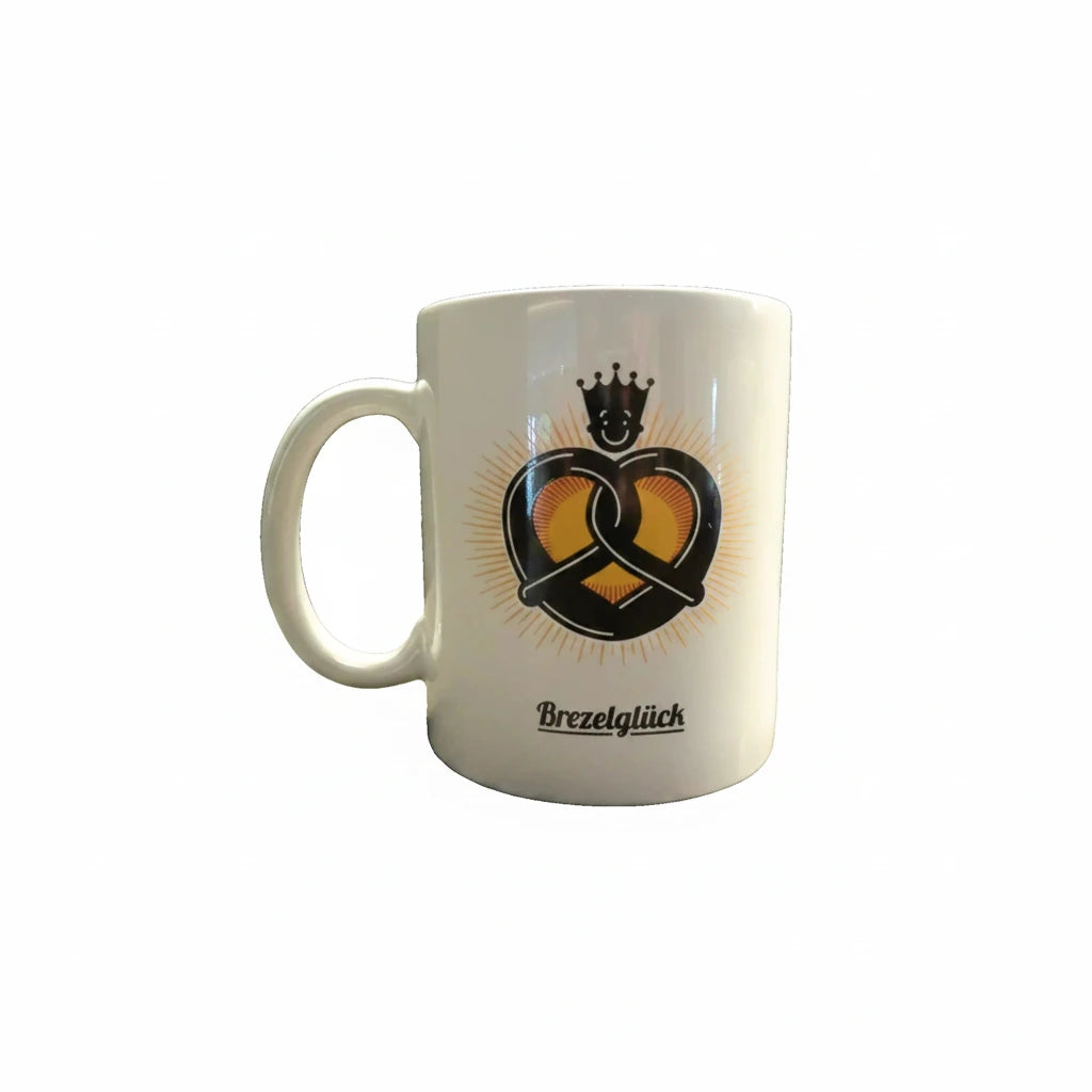 Brezelglück Henkelbecher mit Brezeldekor 2Stck im Set