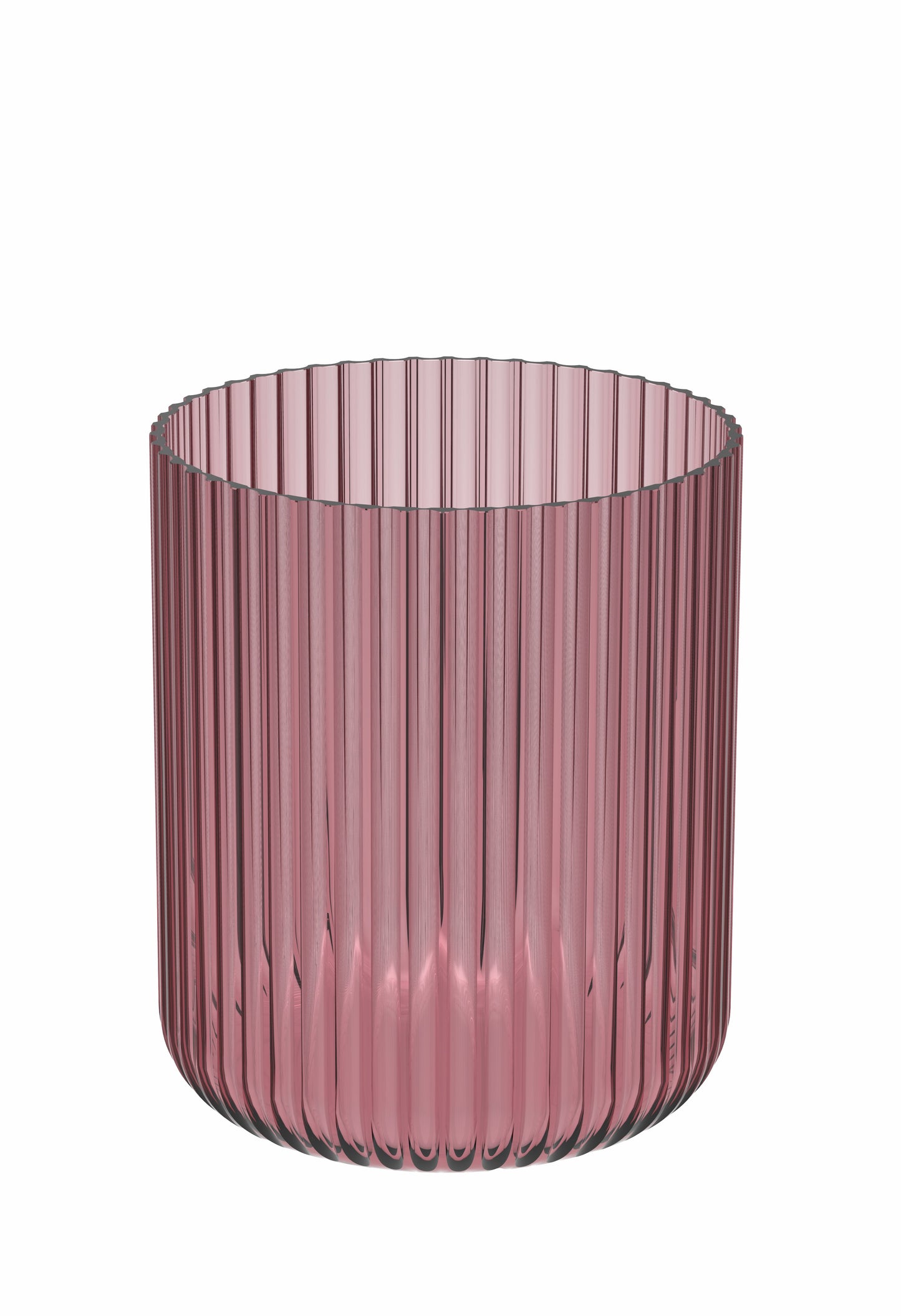 Engels Kerzen mundgeblasenes Windlicht klein Amelie, Rillenoptik