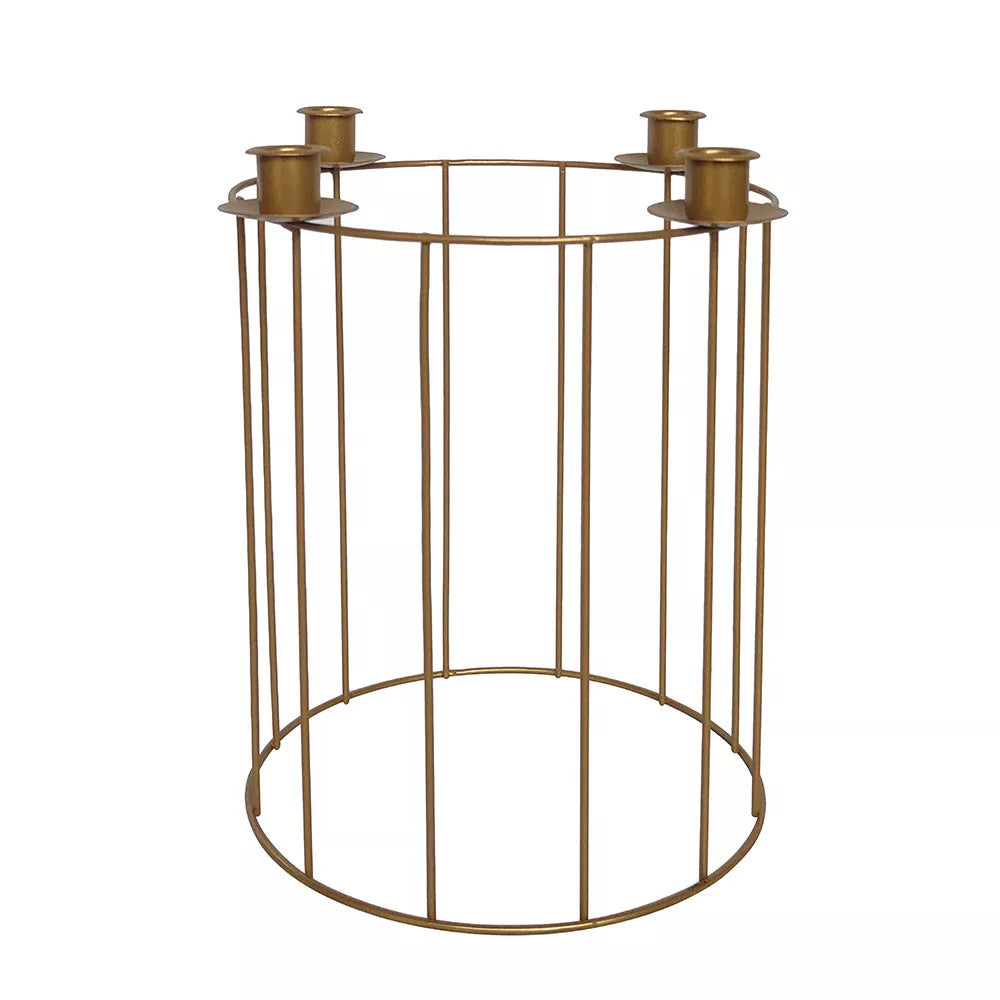 INGE-GLAS Kerzenhalter "Dark Deluxe" Gold