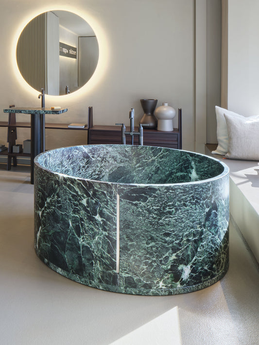 Agape Badewanne IN-OUT Marmor Verde Alpi