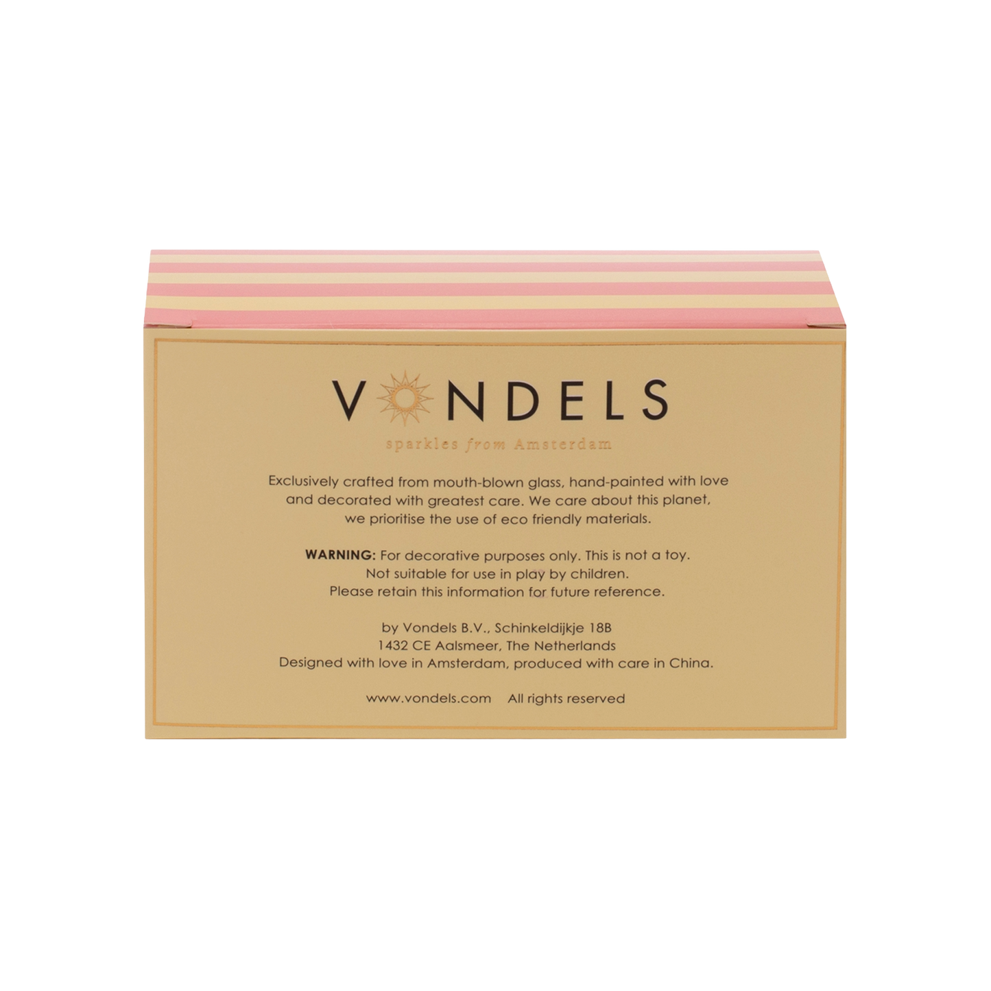 Vondels Glasornament Easter Set Cosmo & Couture w/Box 6,5cm