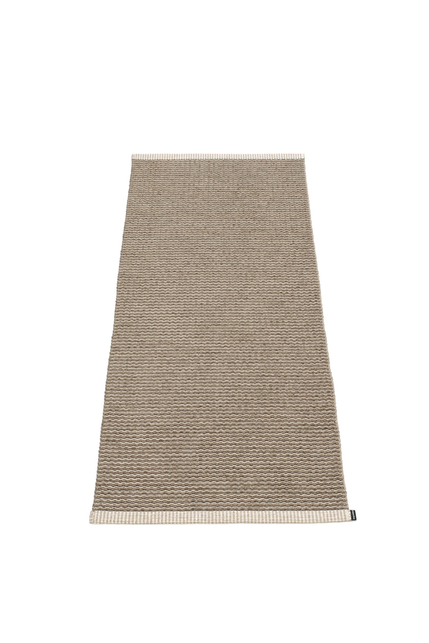pappelina Teppich Mono dark mud 60x150cm