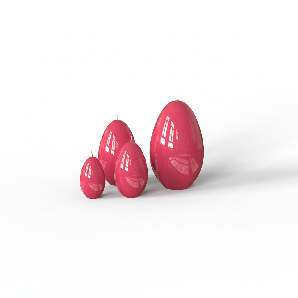 Engels Kerzen Objektkerze Ei Glanz-Lack Pink