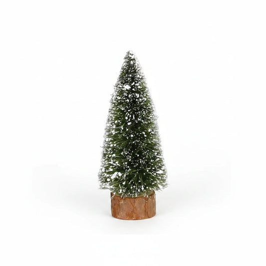 INGE-GLAS Deko Tannenbaum gefrostet 18cm