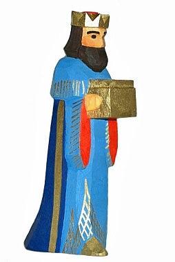 Lotte Sievers-Hahn Krippenfiguren 12cm, König blau 12,5cm