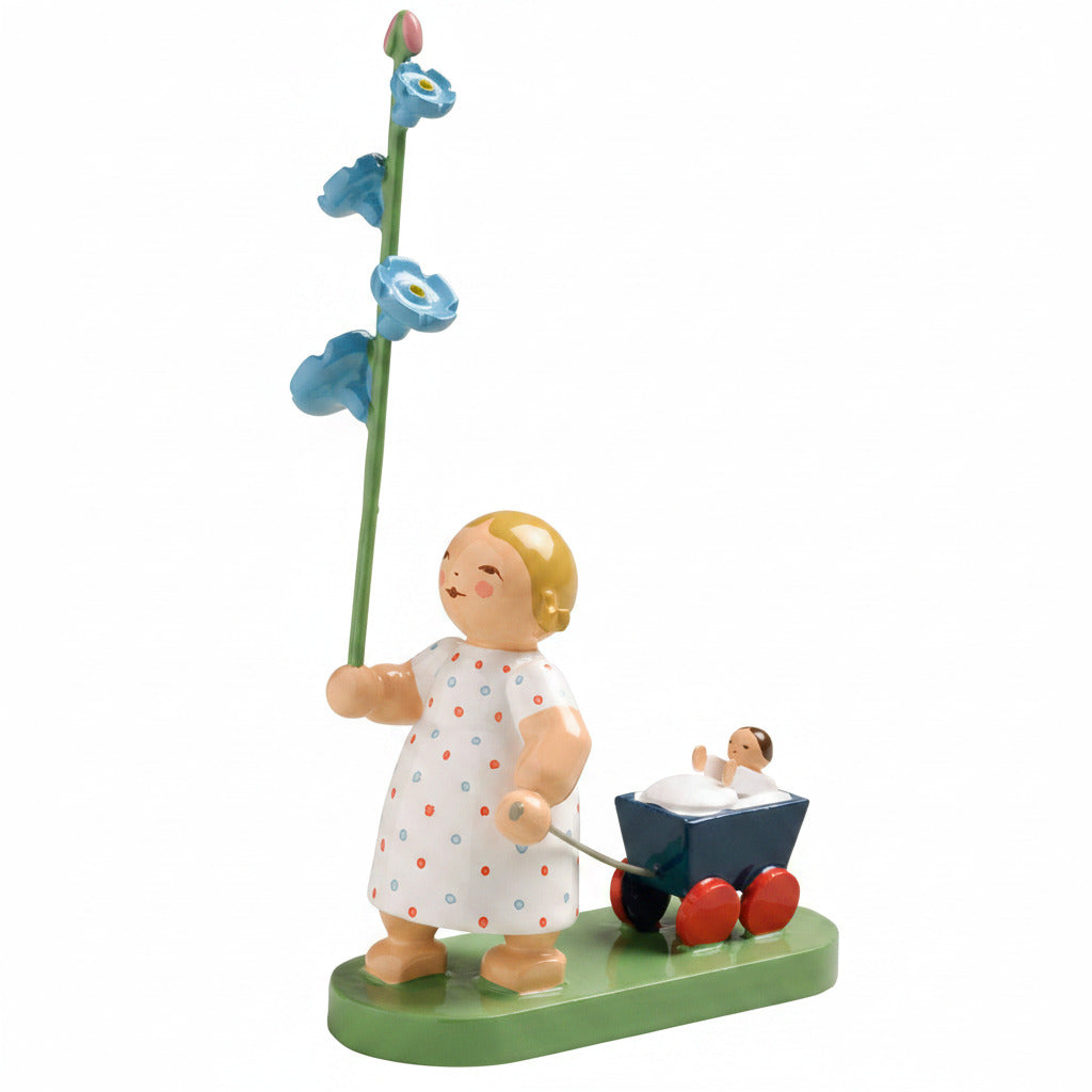 Wendt & Kühn Blumenkinder, Mädchen mit Vergissmeinnicht