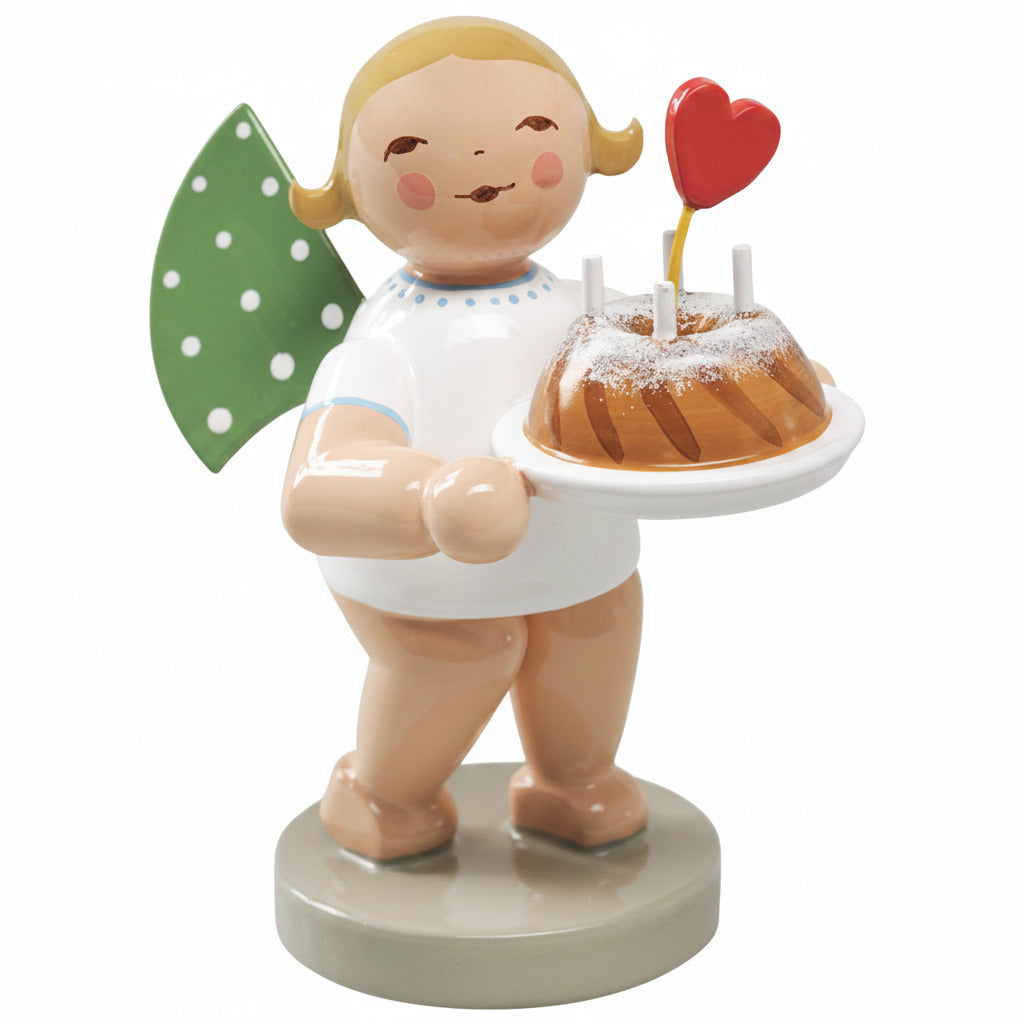 Wendt & Kühn Engel mit Kuchen und Herz