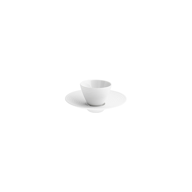 Hering Berlin Pulse Schale für Espresso mit Unterteller