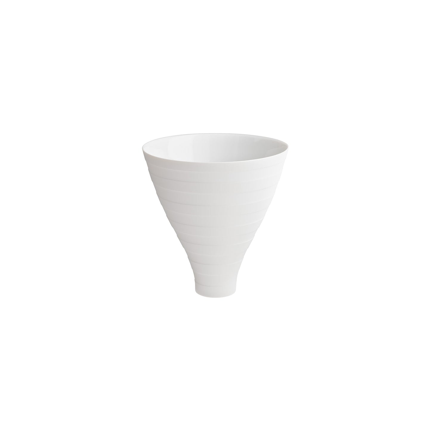 Hering Berlin Pulse Vase/Objektschale klein, breite Streifen horizontal