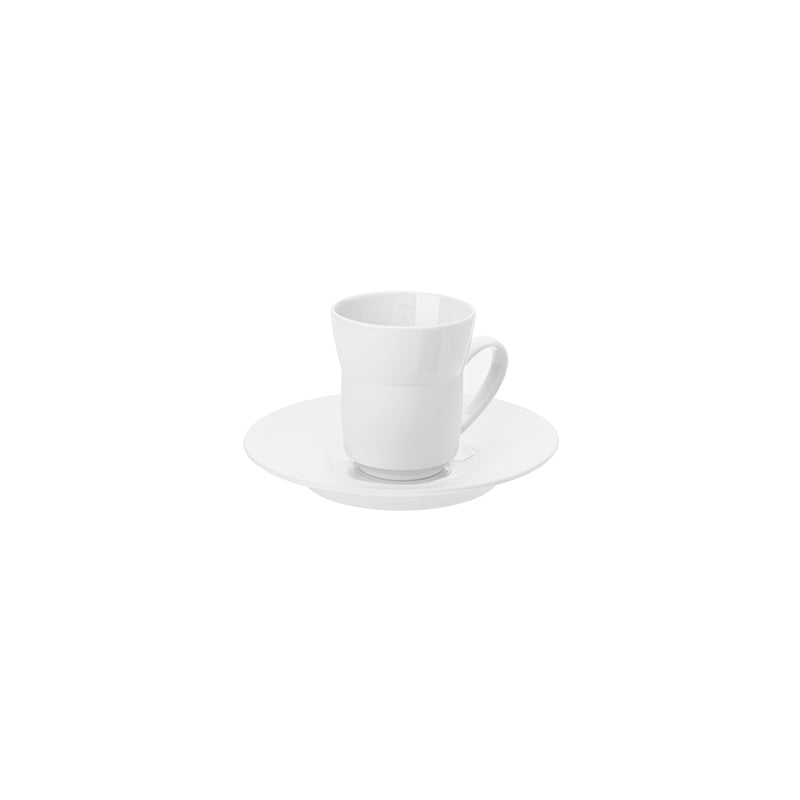 Hering Berlin Velvet Tasse für Kaffee zylindrisch, mit Unterteller