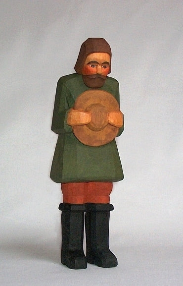 Lotte Sievers-Hahn Krippenfiguren 24cm, Hirte grün 24cm