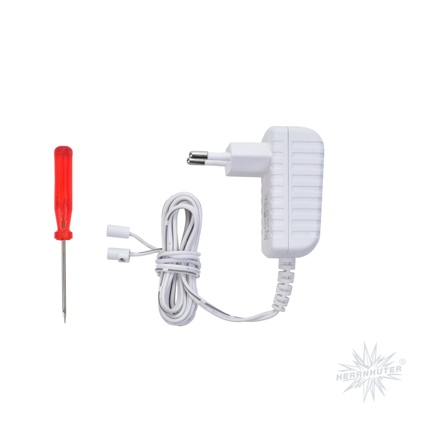 Herrnhuter Sterne Zubehör Netzgerät 6V/300mA weiß, zur Beleuchtung von bis zu 2 Sterne A1e mit LED