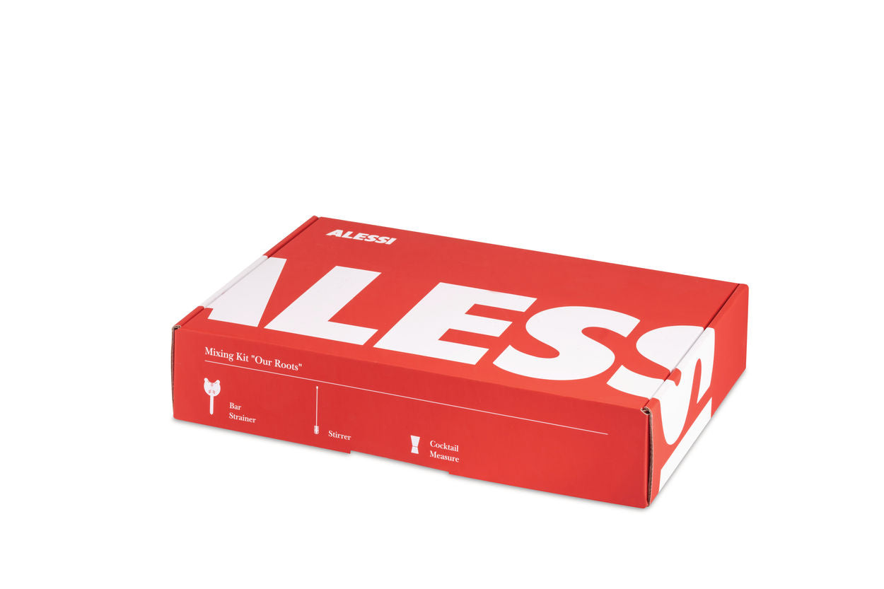 Alessi Barset "Our Roots" 3-teilig, aus Edelstahl 18/10