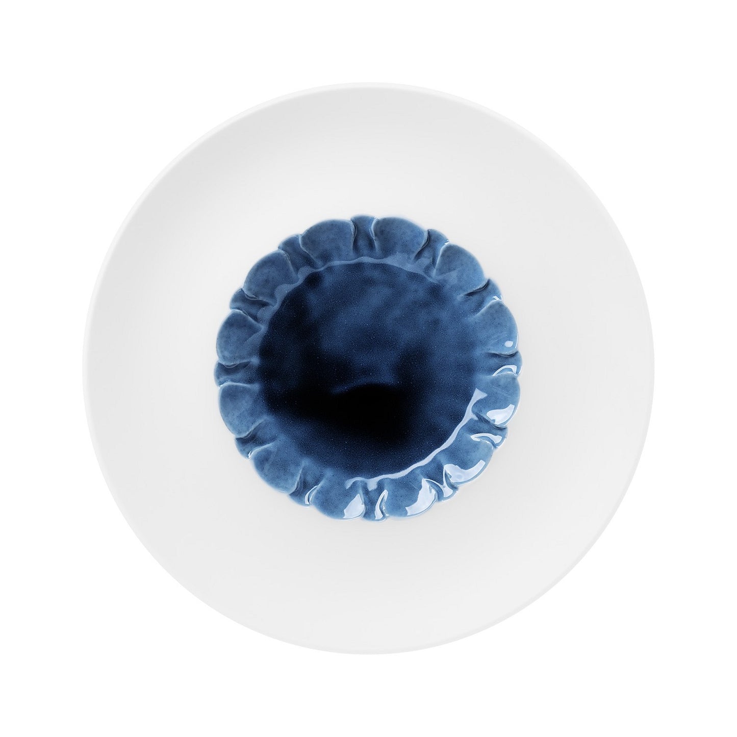 Hering Berlin Blue Silent, Teller tief mit Facette, "Evolution"