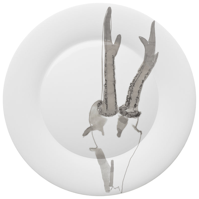 Hering Berlin Piqueur Teller groß - Dekor Trophäe