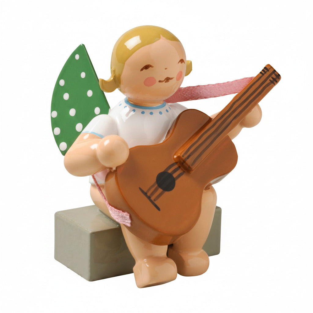 Wendt & Kühn Engel mit Gitarre, sitzend