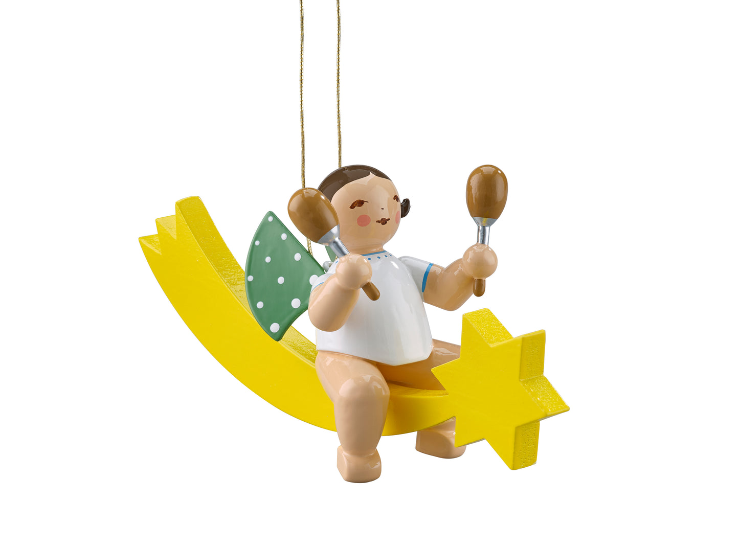 Wendt & Kühn Engel mit Maracas, auf Schweif