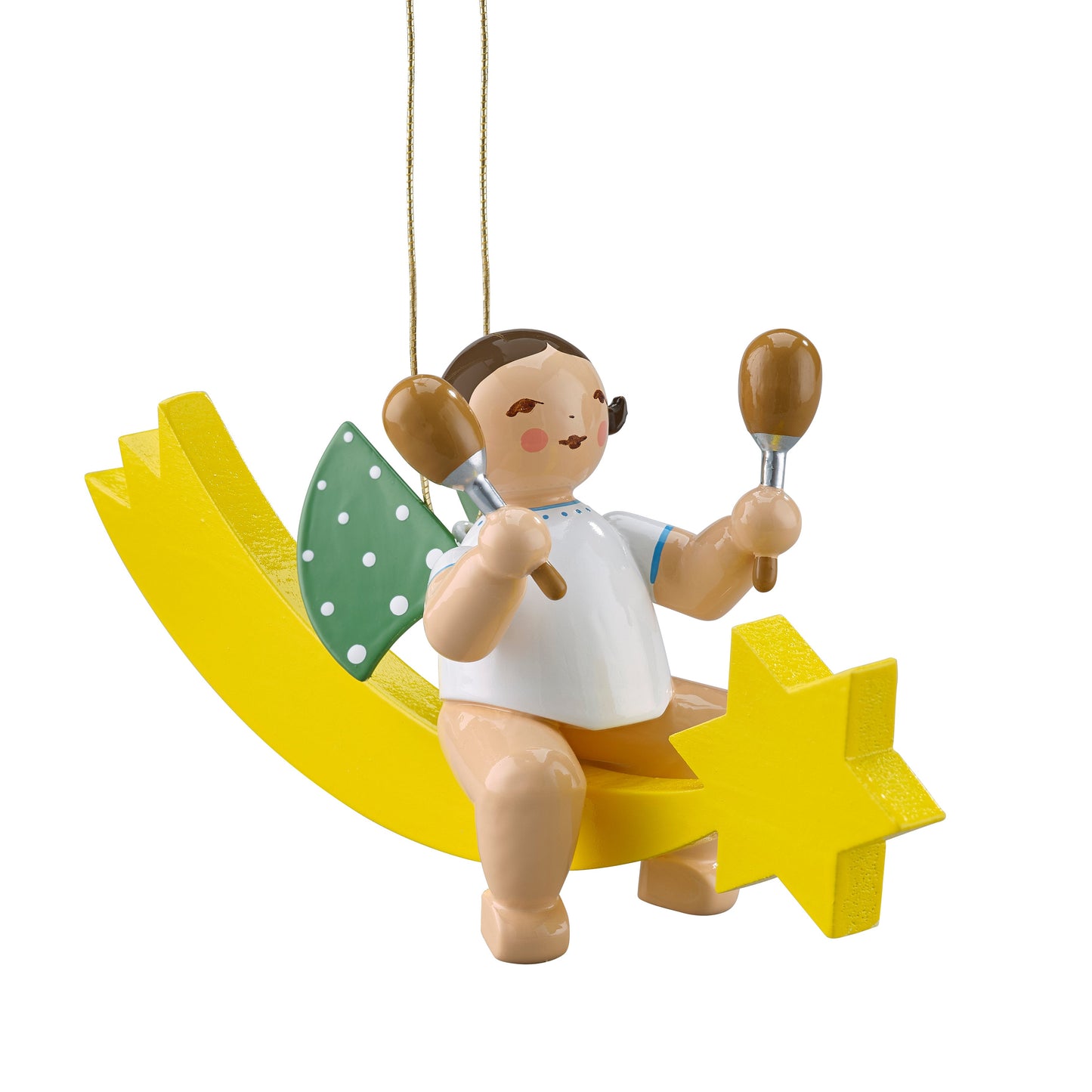 Wendt & Kühn Engel mit Maracas, auf Schweif