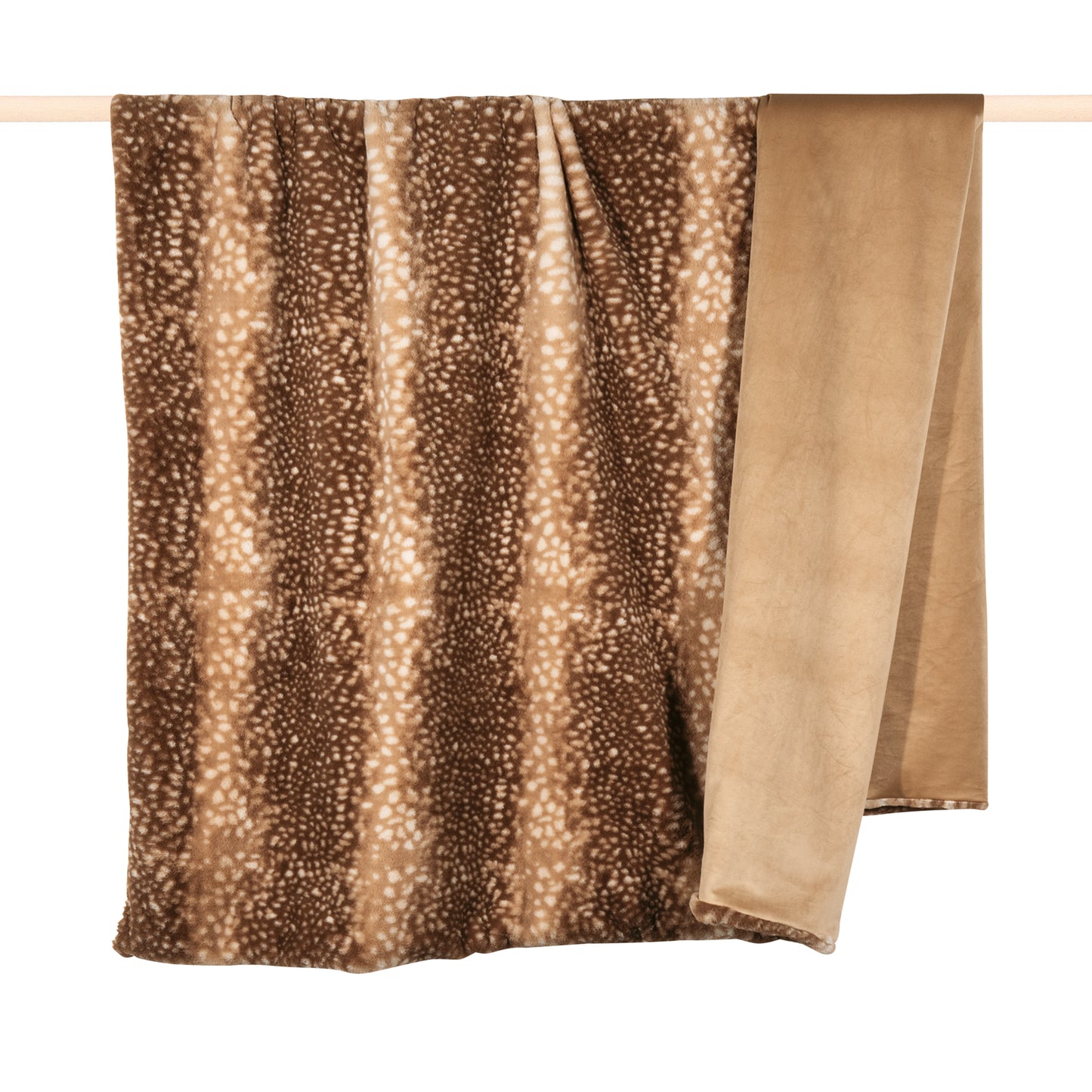 PAD Webpelzdecke "Bambi" 140x190cm, Farbe Brown