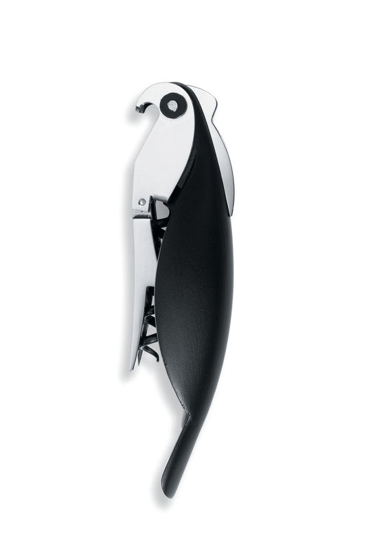 Alessi Korkenzieher Parrot schwarz