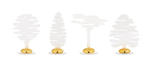 Alessi "Barkplace Tree"  Set bestehend aus Tischkartenhaltern Weiß