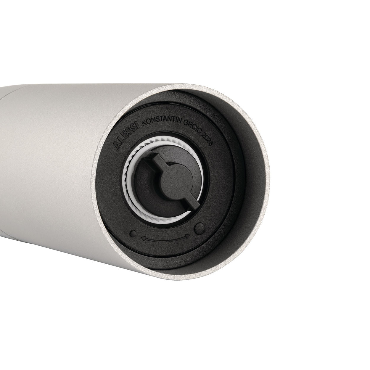 Alessi KG01 Salz-, Pfeffer- und Gewürzmühle aus Aluminium