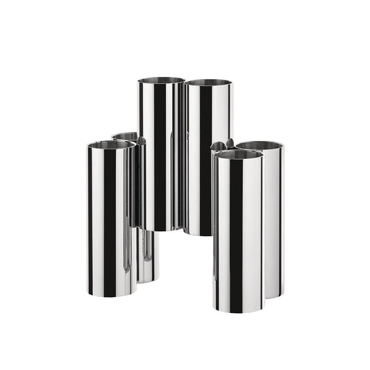 Alessi Canale, Besteckbehälter aus Edelstahl 18/10 hochglanzpoliert