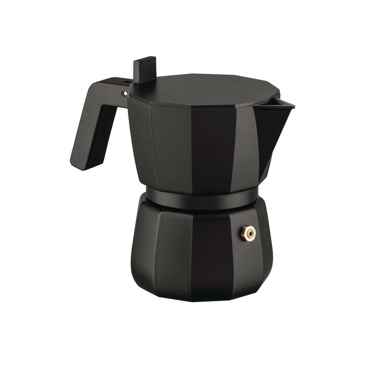 Alessi schwarze Espressokocher Moka