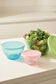 Alessi Fresco 3er-Set Glasbehälter mit Silikondeckeln
