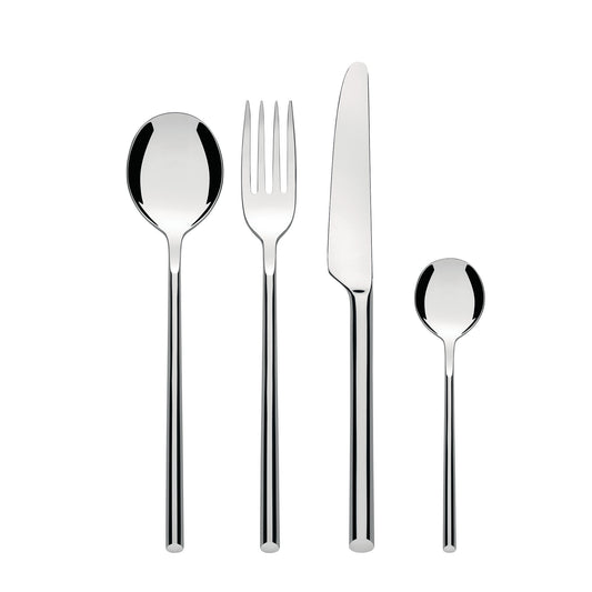 Alessi Clivo, Besteck-Set 24-teilig aus Edelstahl 18/10