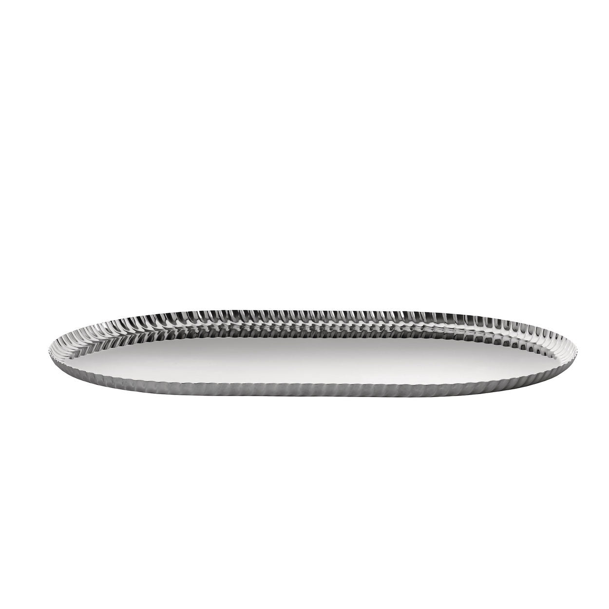 Alessi Pleats, Tablett Edelstahl