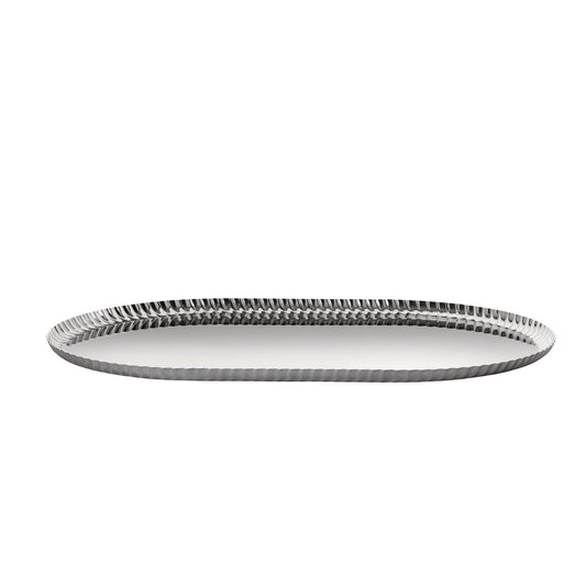 Alessi Pleats, Tablett Edelstahl